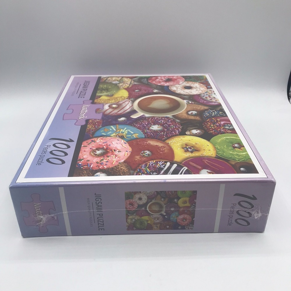 Nattork Delicious Donuts 1000 Piece Puzzle-NEW SEALED - Picture 6 of 6